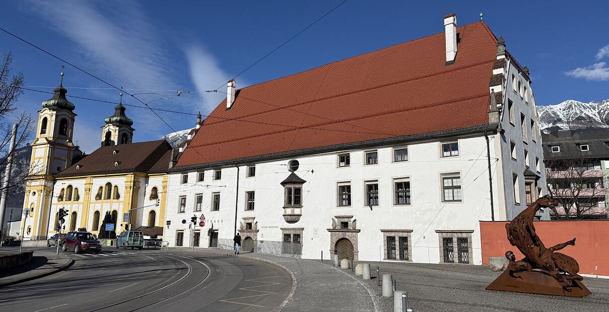 Das Innsbrucker Leuthaus im Innsbrucker Stadtteil Wilten