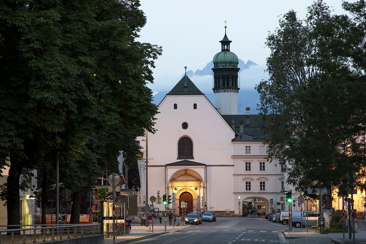 Ansicht Innsbrucker Hofkirche (Außenansicht)
