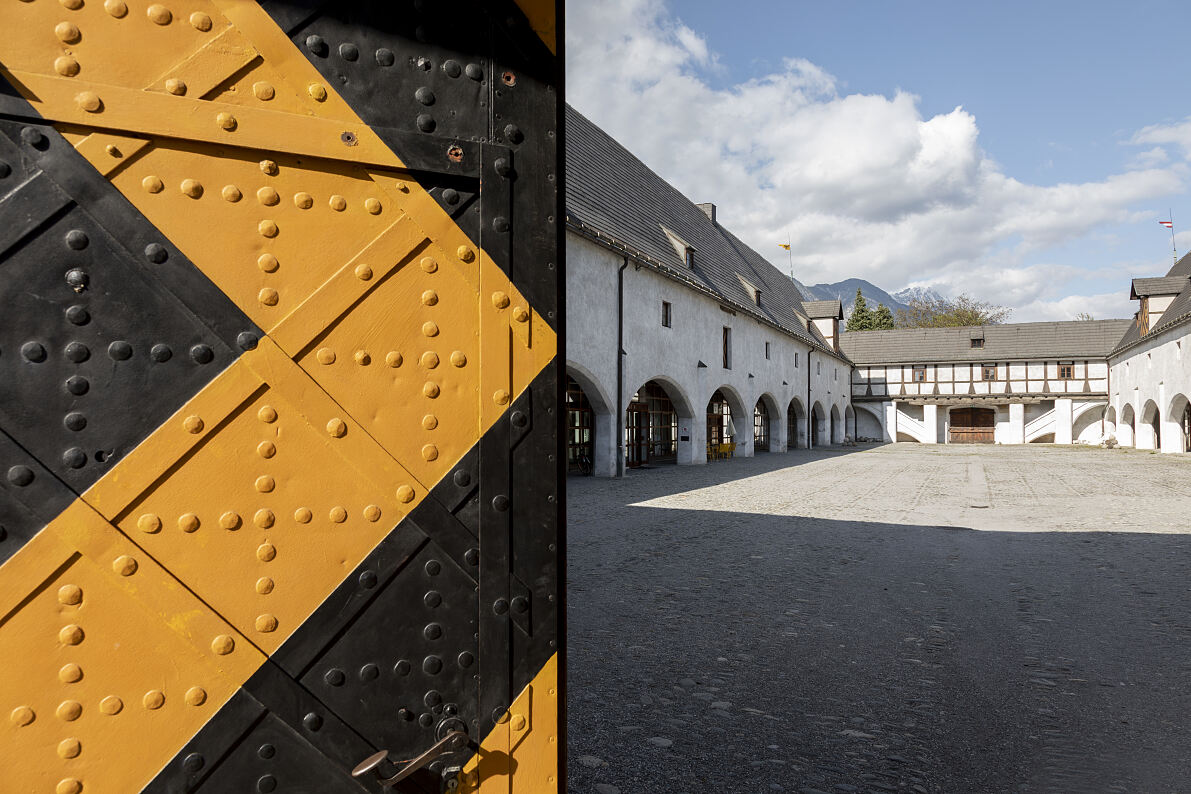 Blick in den Innenhof: Museum im Zeughaus