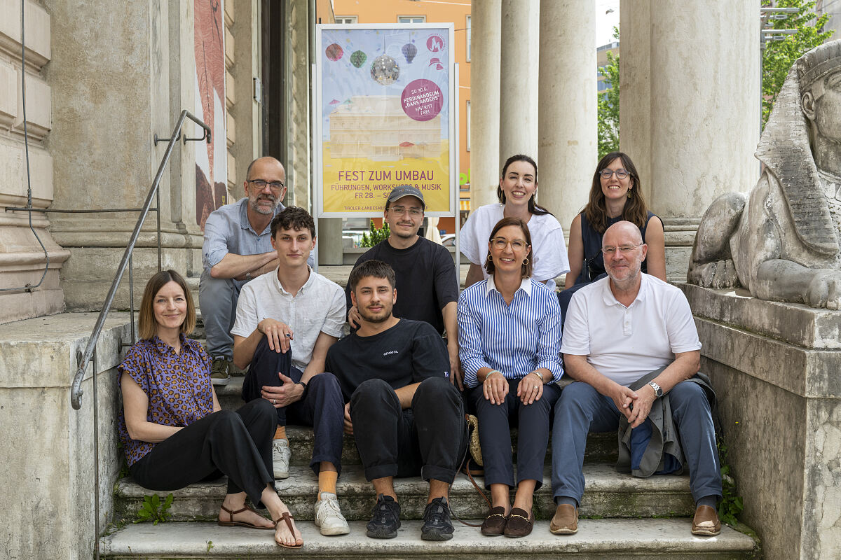 Das Umbau-Team der Tiroler Landesmuseen