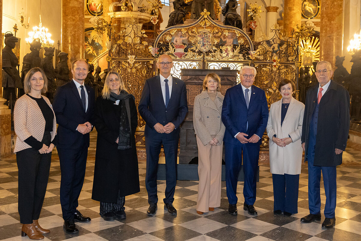 Staatsbesuch von Frank-Walter Steinmeier in der Hofkirche, am 23.10.2025