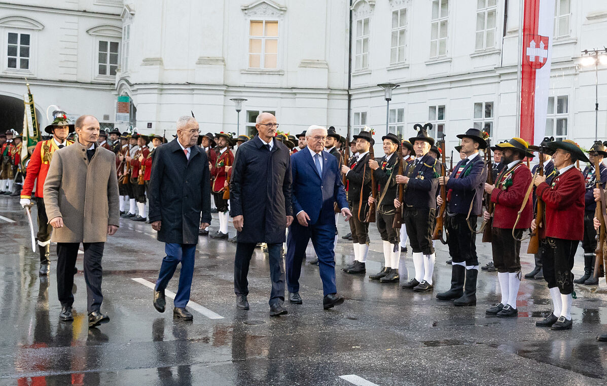 Staatsbesuch von Frank-Walter Steinmeier in Innsbruck am 23.10.2025